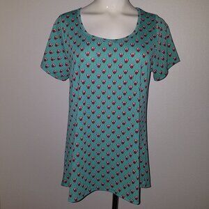 LuLaRoe Disney Classic T Tee Shirt Minnie Mouse Medium Green
